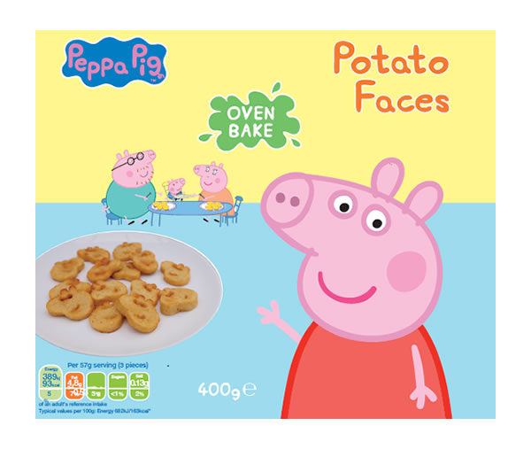 Peppa Pig Oven Bake Potato Faces 400g